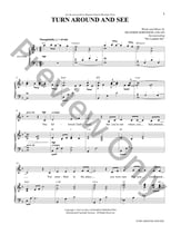 Turn Around And See piano sheet music cover